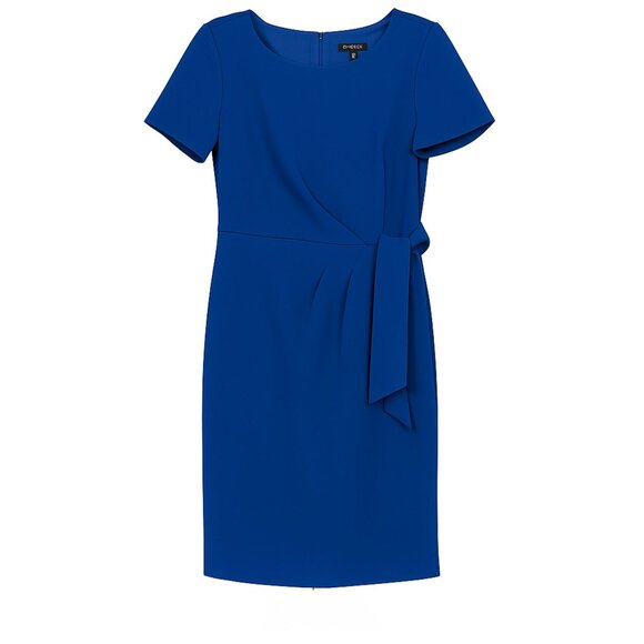 Tahari ASL Cobalt Blue Sheath Dress – Size 4 – NWT - Picture 2 of 5